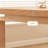 Burlywood Rectangular Solid Wood Dining Table-1132198532