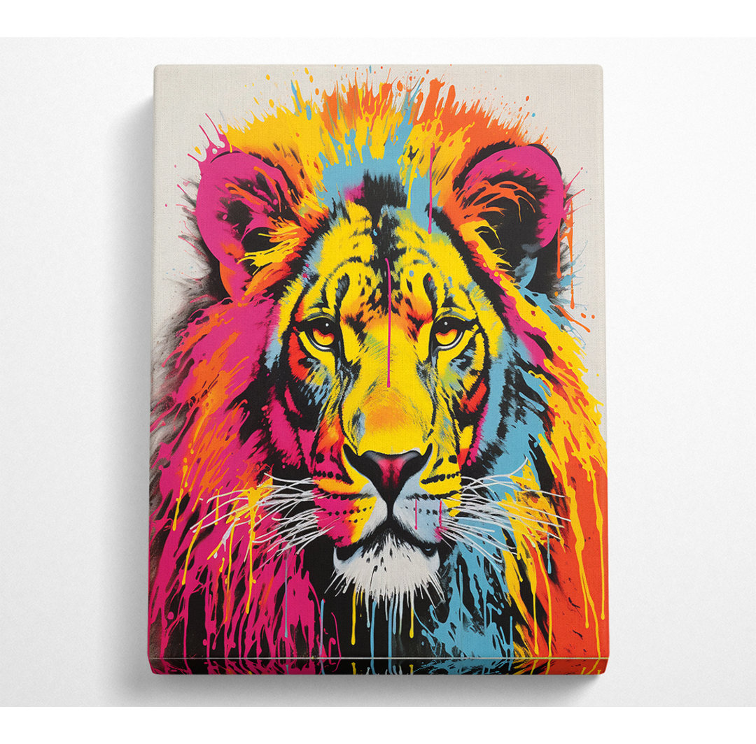 Lion Rainbow - Kunstdrucke auf Leinwand