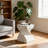 Cement Outdoor End Tables Side Table