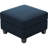 Allinson Velvet Storage Ottoman, Single Seat Footstool Module For Sectional Modular Sofa-789595238