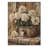 Peonies By The Watering Trough I - Peonies Wood Wall Art - On Natural Pine Wood-2041177733