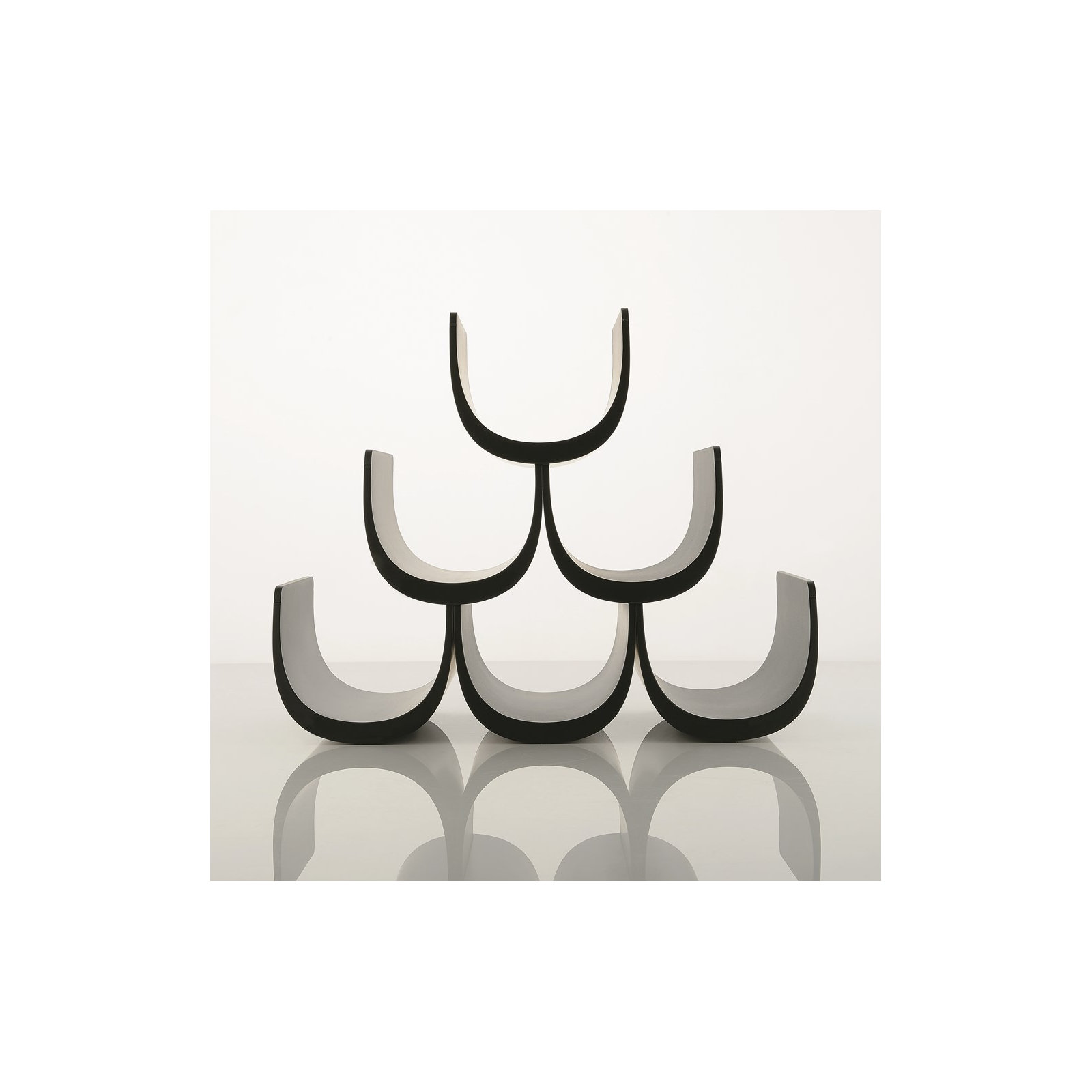 Noè Bottle Holder, Black