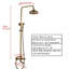 Robinet de douche avec valve brute
