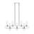 Calumet 10 - Light Dimmable Kitchen Island Cylinder Chandelier-913549909