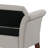 Jedu Velvet Upholstered Rolled Arm Storage Bench Beige-501157342