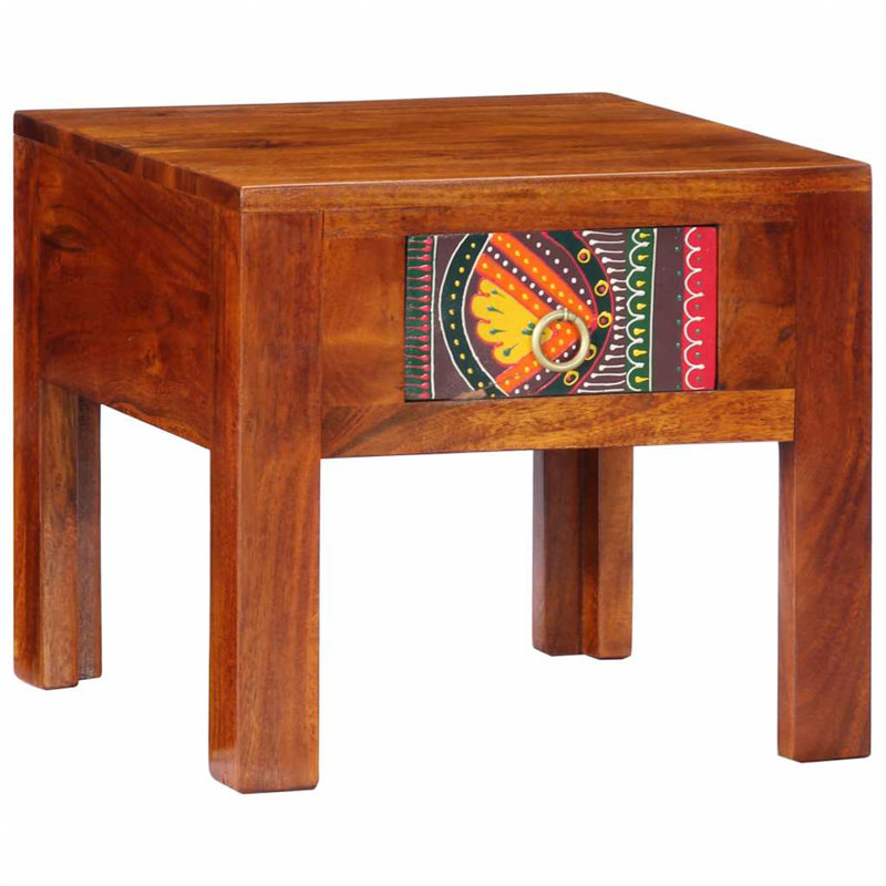 40cm W Solid Wood Bedside Table