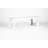 Backless Bench For Garden - Wood-Like Texture, All Weather , Protected, White, 500Lbs Capacity, Material, Easy Assembly Outdoor Areas In White Resistance, , Patio, Backyard, Balcony-1781351494
