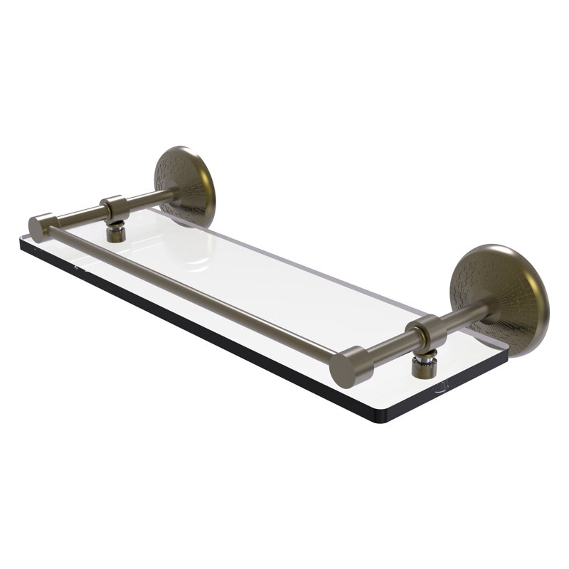 Tilney Bracket Shelf, Antique Brass