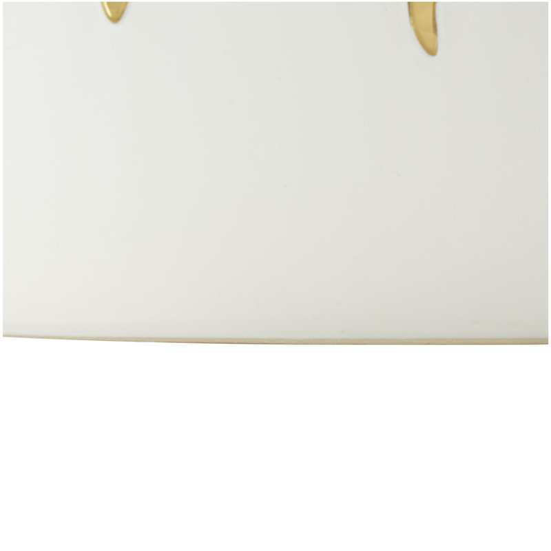 Vase en céramique Marelin, Or/blanc
