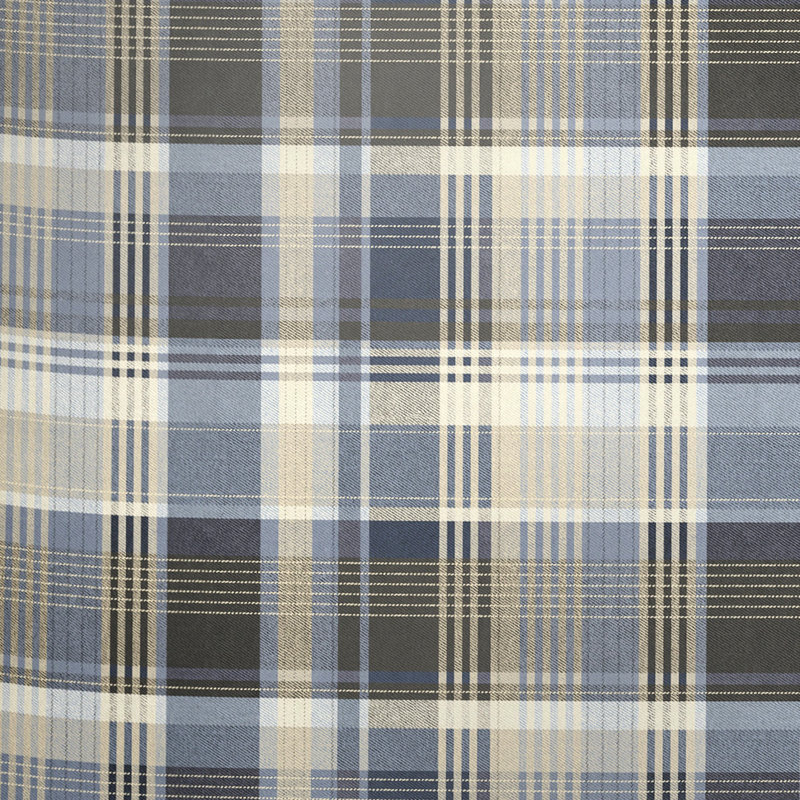 Connolly Plaid Duvet Cover Set with Pillowcases, Kingsize - 2 Standard Pillowcases, Charcoal