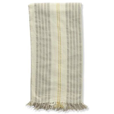 Green Newport Stripe Turkish Cotton Towel