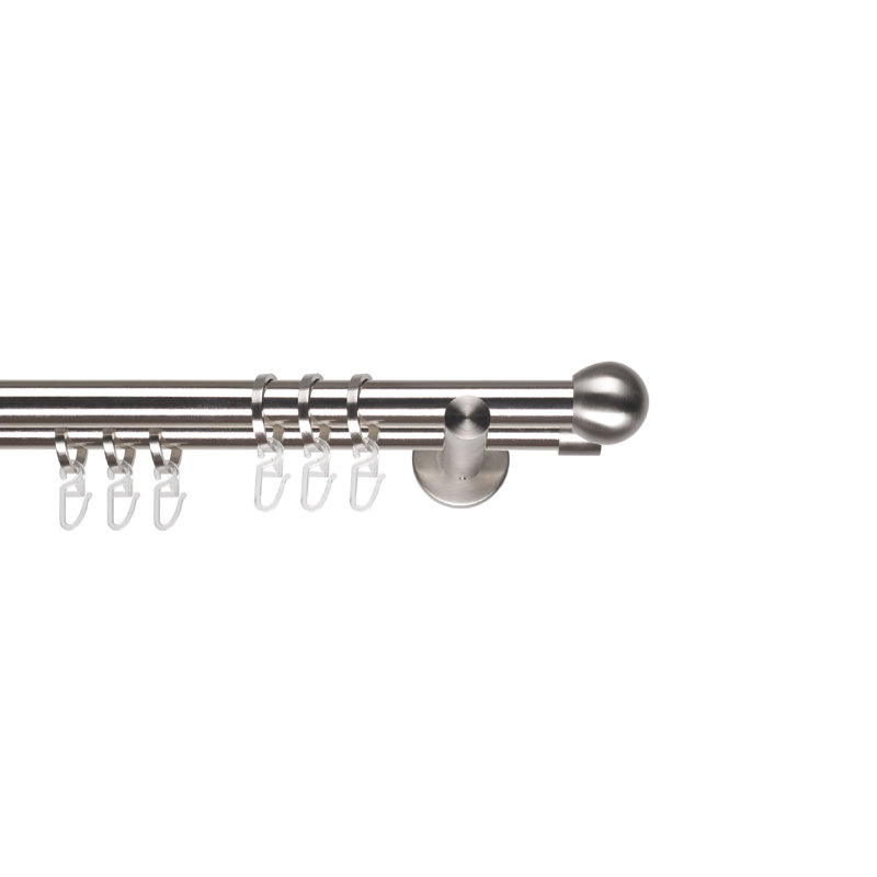20cm Double Curtain Pole, 200cm