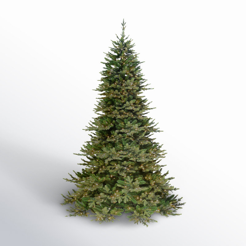 7.5' Lighted Artificial Fir Christmas Tree