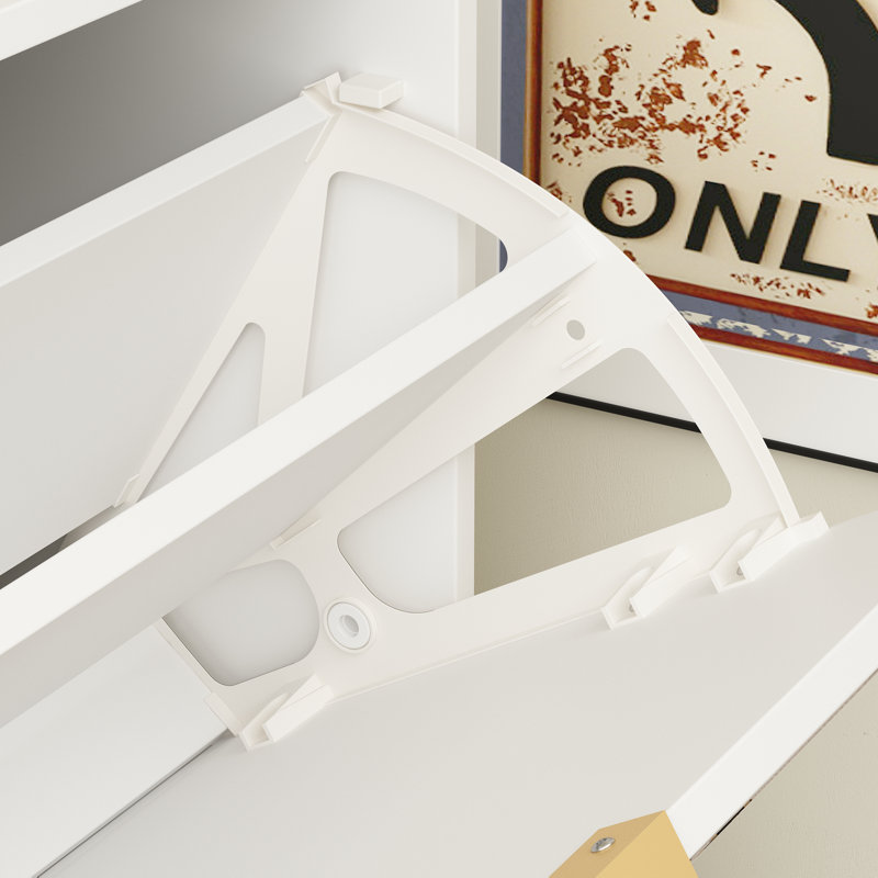 Armoire de rangement pour 3 paires de chaussures, Blanc