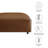 Auren Upholstered Vegan Leather Ottoman-107144033
