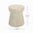 Outdoor Travertine Concrete Side Table