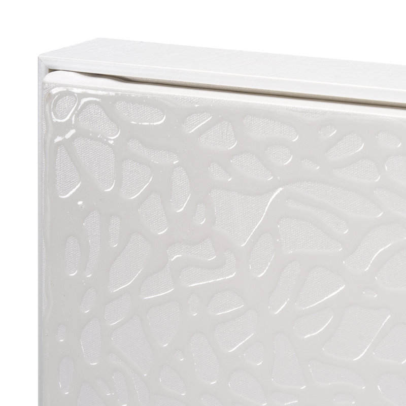 Toile texturée Dapple Light a Hand, Blanc