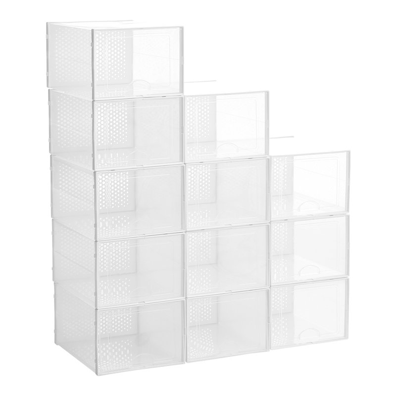 12 Pair Stackable Shoe Storage Box