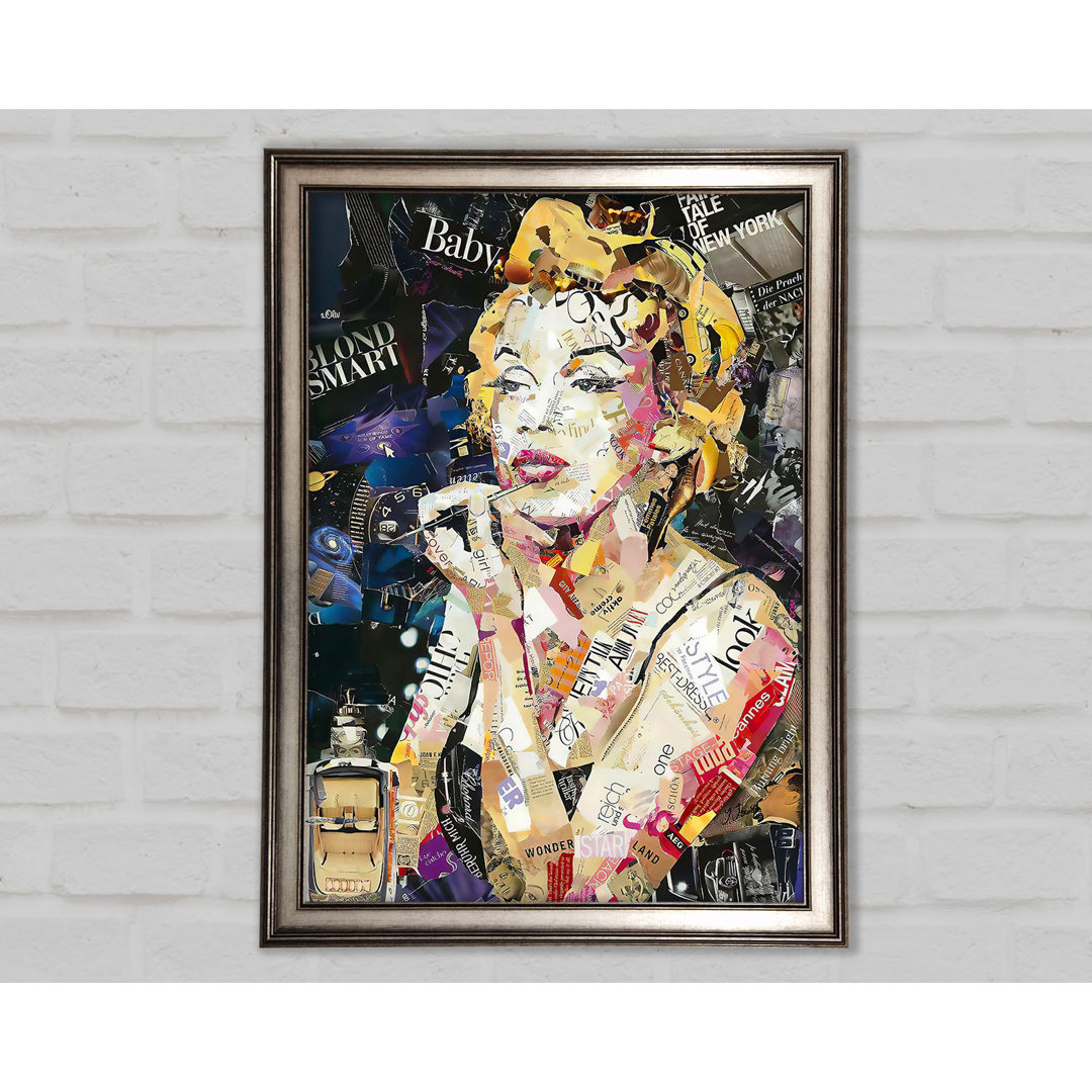 Marilyn Monroe Spiegel - Einzelner Bilderrahmen Kunstdrucke