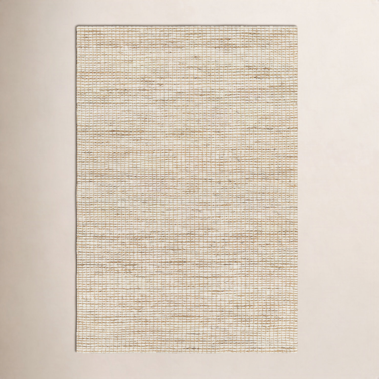 Hand-Woven Striped Jute Rug, Rectangle 6' x 9'