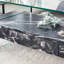 Table basse en verre transparent et marbre noir aux dimensions bien conçues, table moderne, 43,3 pouces, aspect trempé, rangement de tiroir, convient à la maison et au bureau-2090347987
