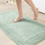 Tapis pour salle de bain 100% coton réversible 17 x 24 po 3000 g / m² - Ajout luxueux pour la salle de bain et aspect dense-1456440640