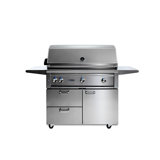3-Burner Convertible Gas Grill with Trident Burner and Rotisserie