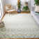 Almus Geometric Ivory/Green Area Rug
