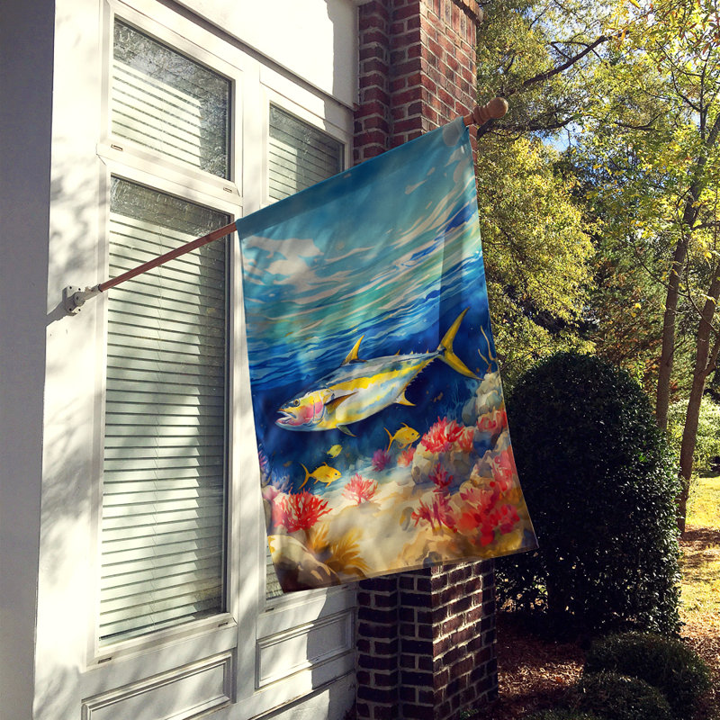 Bido Double Sided 40'' H x 28'' W Polyester House Flag