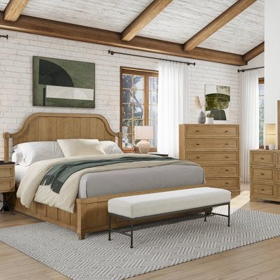 Planked Panel Bed