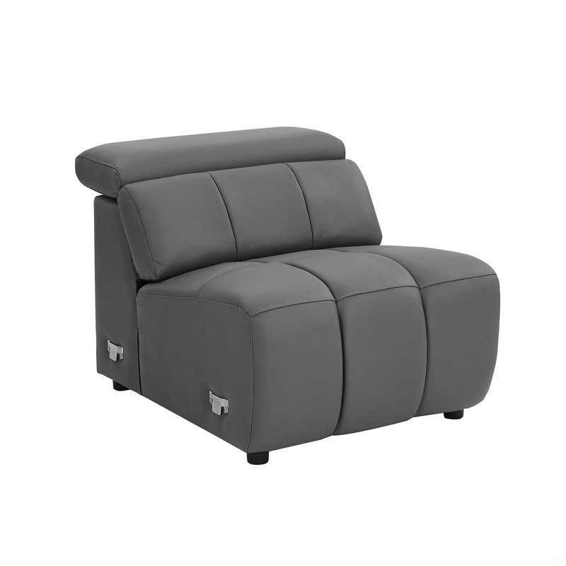 Seulement la partie gauche de la chaise sans accoudoirs