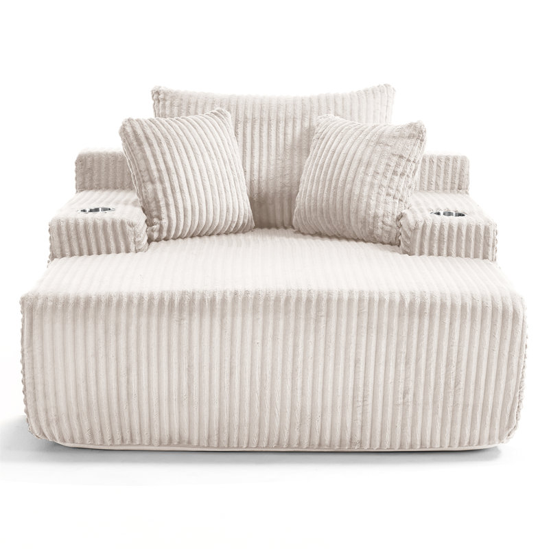 Méridienne 66 po d'intérieur, Beige