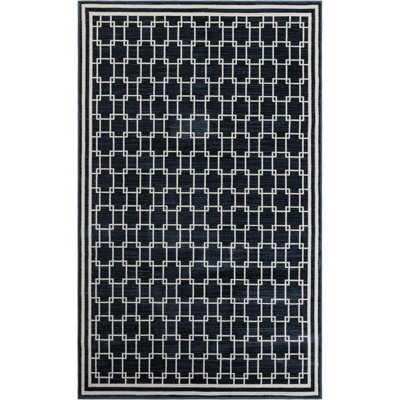 Tapis bleu marine Aucun Ogorman