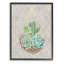 «Succulent Basket Gold Grey», impression-637155213-637155209