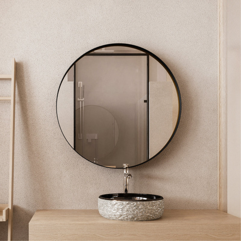 Armoire à pharmacie en métal avec miroir et tablettes réglables pour la salle de bain