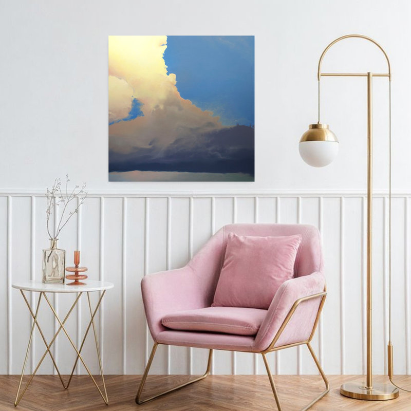 Ascension, contemporain, paysage abstrait, art naturel, H 32 po x l 32 po