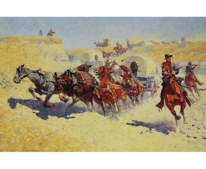Lark Manor ™, Remington, Frederic Gallery, H 28 po x l 40 po