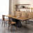 Brown Rectangle Solid Wood Dining Tables-108918971