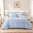 Blue Floral Bedding Sets, Twin Twin XL Microfiber Comforter Set