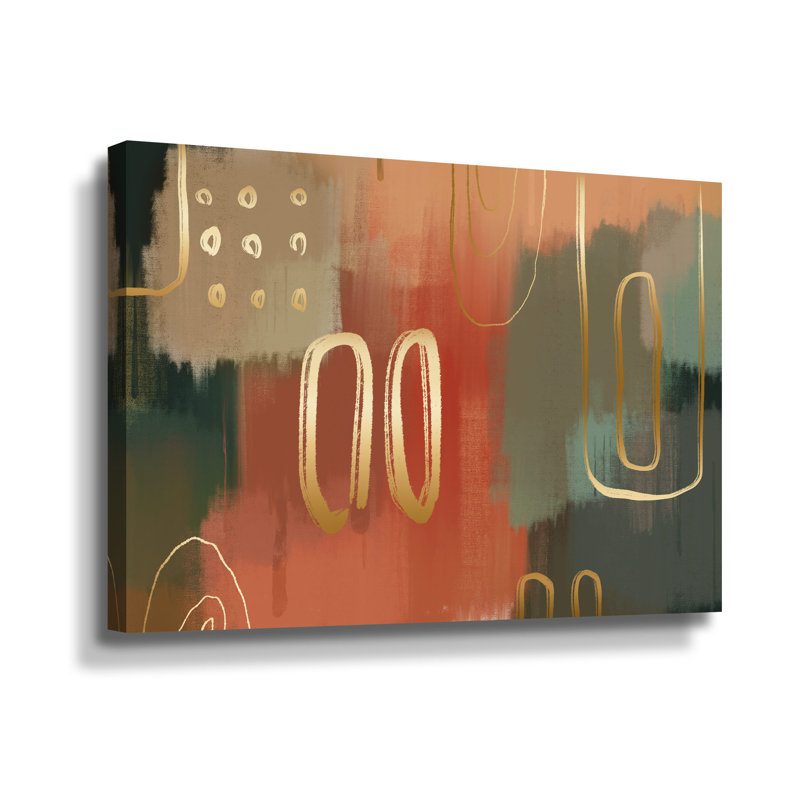 Terre cuite par - impression sur, Toile tendue, H 24 po x l 36 po x P 2 po