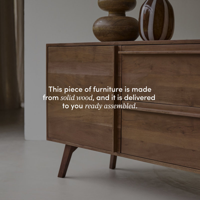 Niels 68.9'' W Solid Wood Sideboard