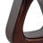 Round Coffee Table with Solid Wood Base, Beautiful Modern Living Room Table, 34"