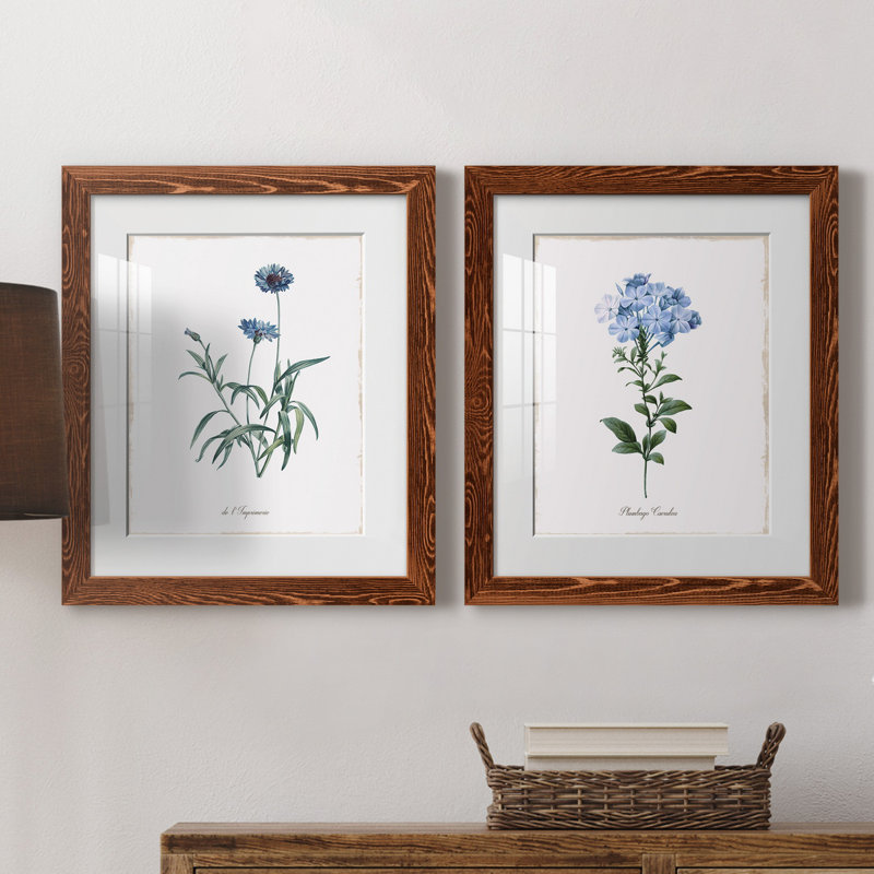 " Imperial " 2 - Pieces, White, Maple Framed Paper, 20" H x 17" W x 1" D