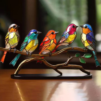 13cm Animal Print Acrylic Animals Ornament Accessory