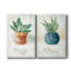 Sauge en pot - ensemble de 2 peintures sur toiles-1781741569-1781741597