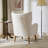 High Back Accent Chair