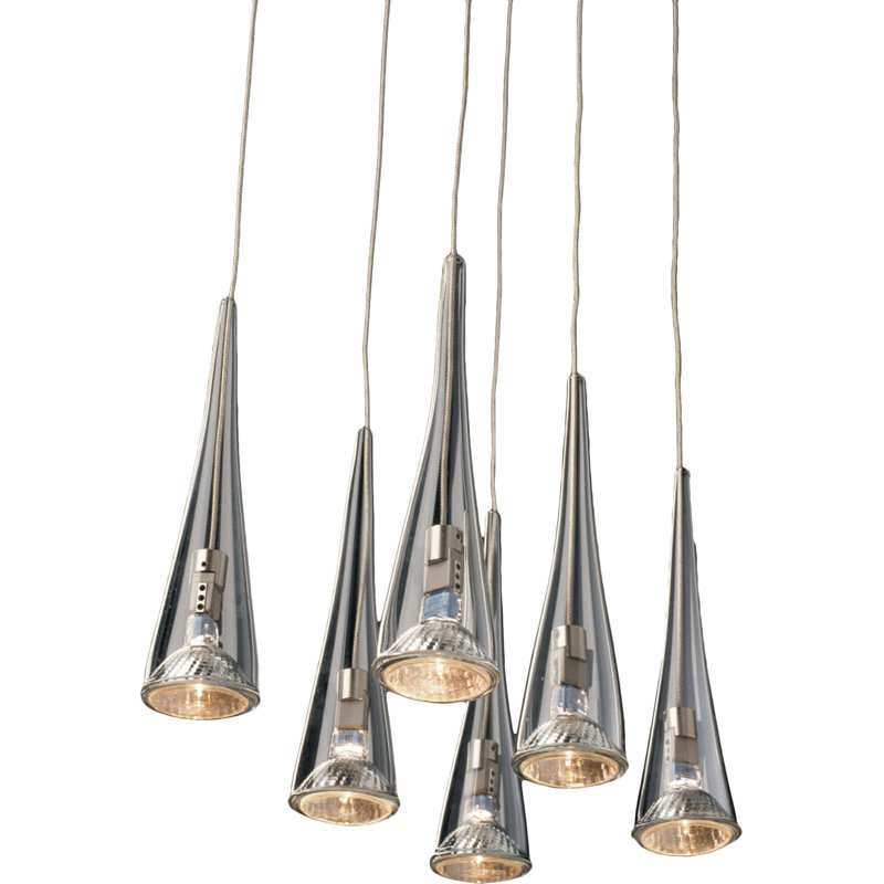 Giancarlo 6 - Light Kitchen Island Pendant