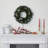 Snow Tip Christmas Wreath with LED Lights