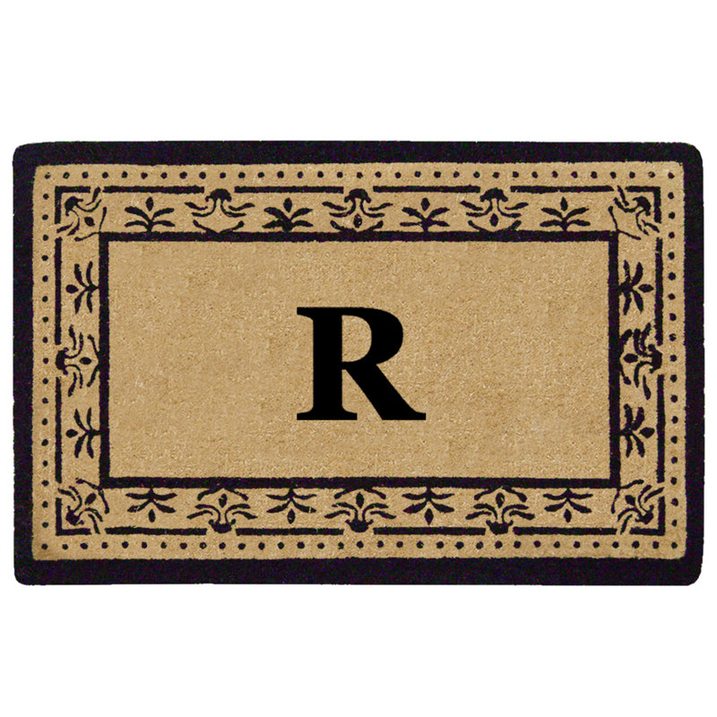 Tapis de porte d'extérieur robuste Blanquilla Corinthian, R, l 22 po x L 36 po