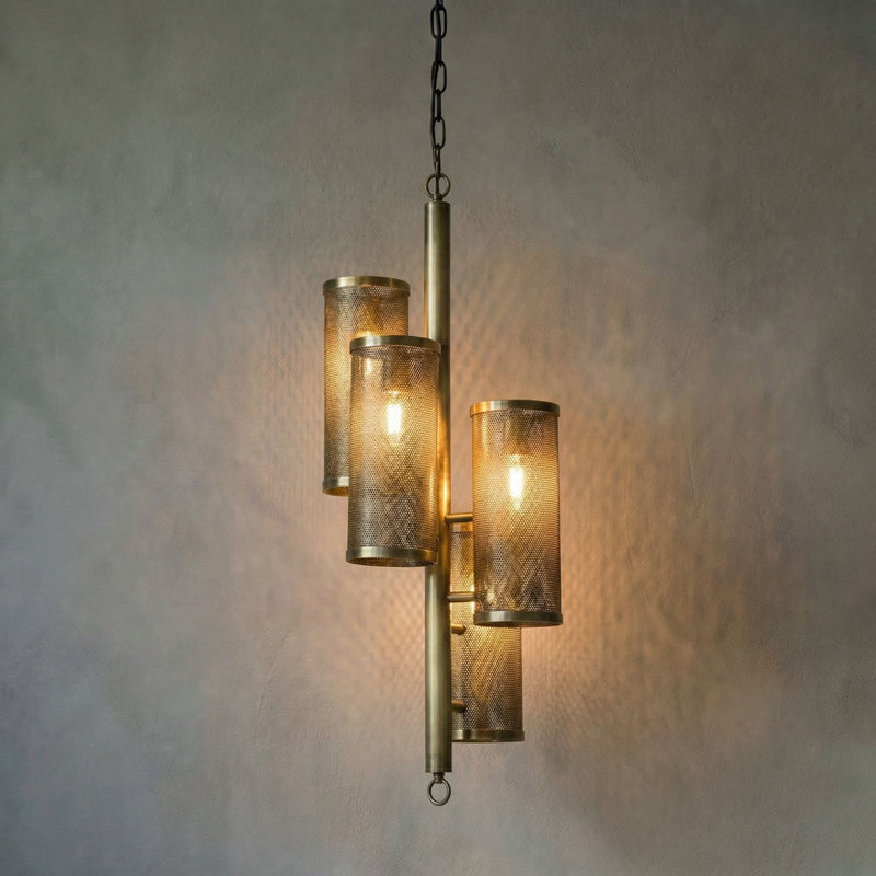 8 - Light Sputnik Cylinder Chandelier